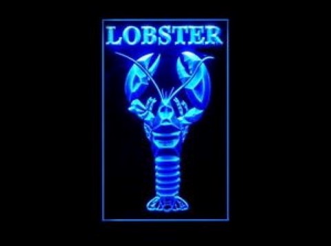 Lobster Live Seafood LED Neon Sign